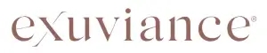 Exuviance brand logo in support of Care With Pride