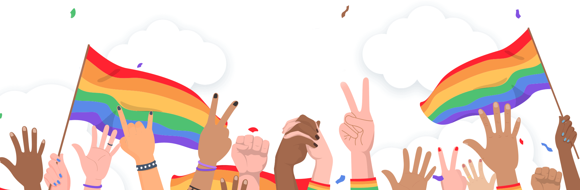 Celebrating the pride community